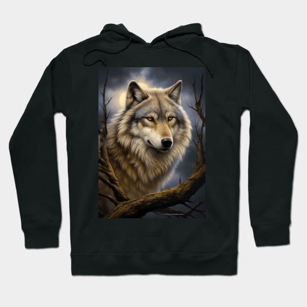 Wolf - Leader Of The Pack Hoodie by MyMagicalPlace